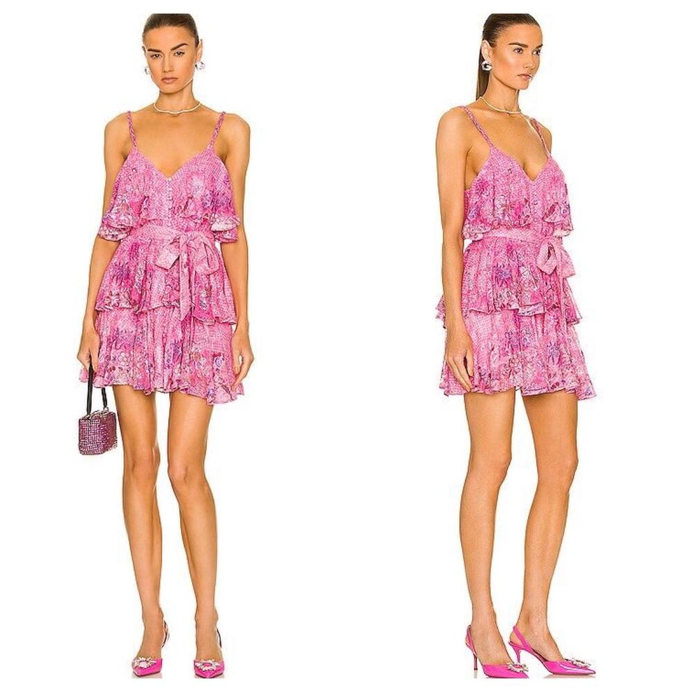 HEMANT & NANDITA Amal Floral Dress Size Large New with‎ Tags